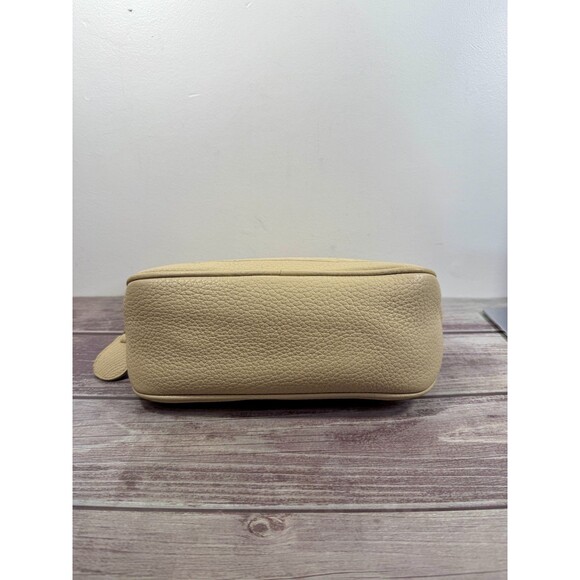 Dooney & Bourke handbag Beige Shoulder bagLeather & Signature Logo Fabric Hobo - Picture 4 of 16